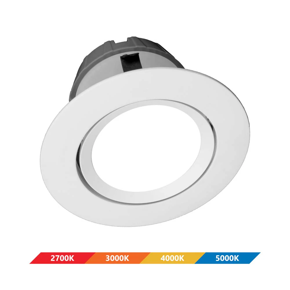 DCG Series 4 in. White Gimbal LED Recessed Downlight, 5000K - Image 4