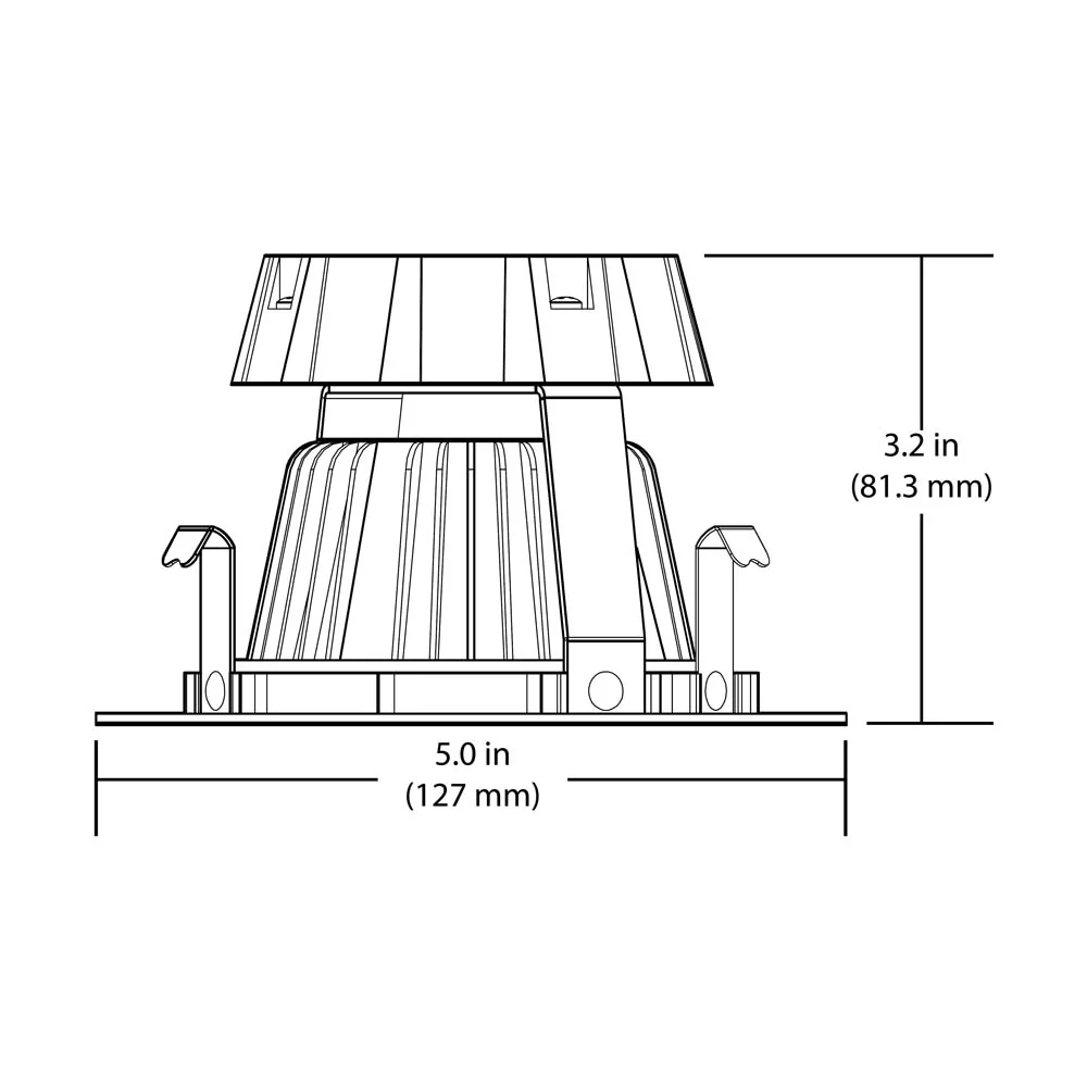 DCG Series 4 in. White Gimbal LED Recessed Downlight, 5000K - Image 8
