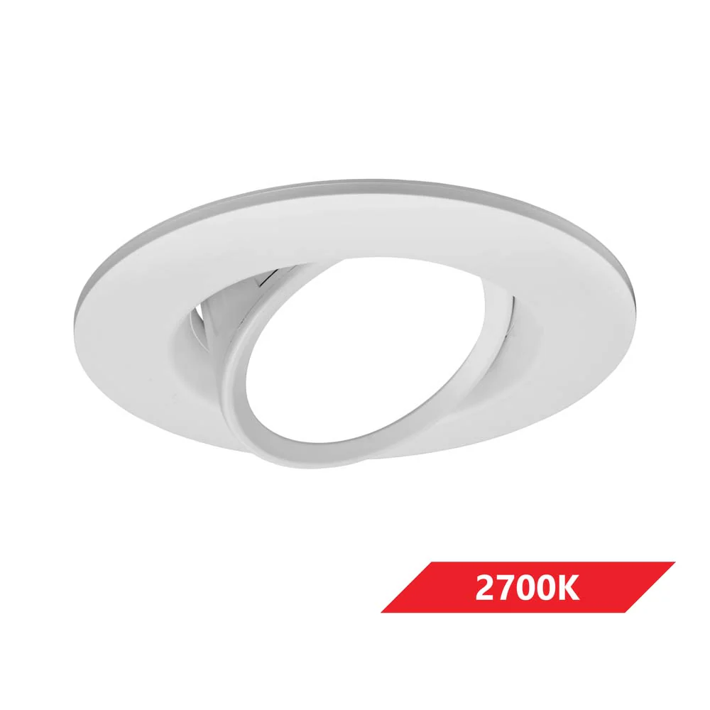 DCG Series 6 in. White Gimbal LED Recessed Downlight, 2700K - Image 2