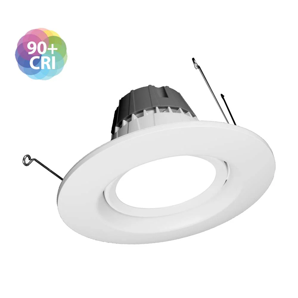 DCG Series 6 in. White Gimbal LED Recessed Downlight, 2700K - Image 3