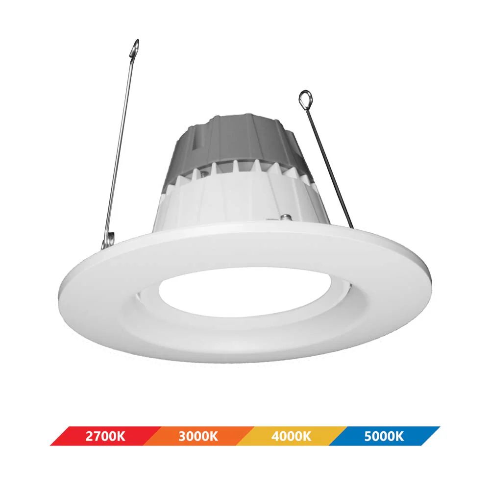 DCG Series 6 in. White Gimbal LED Recessed Downlight, 2700K - Image 4