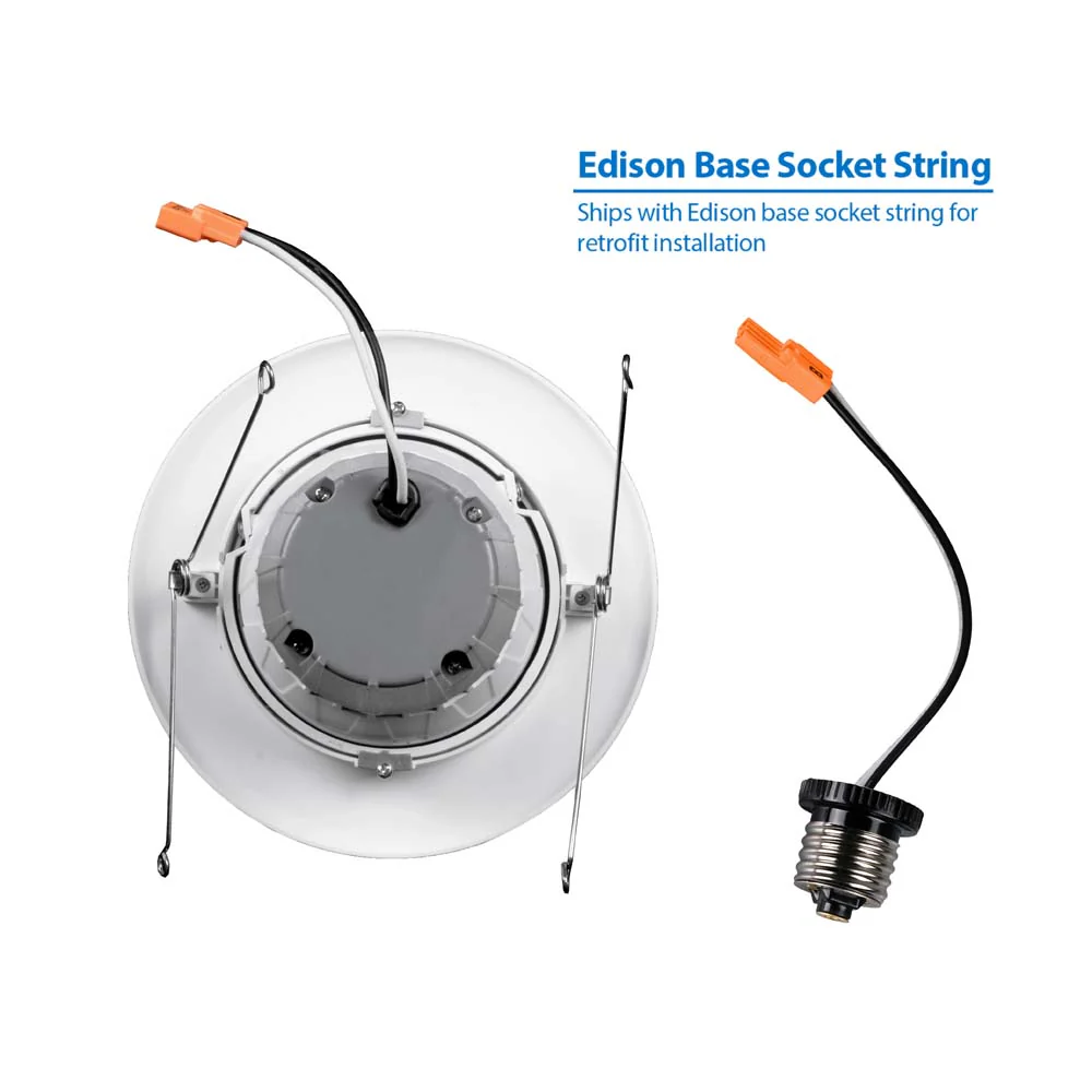 DCG Series 6 in. White Gimbal LED Recessed Downlight, 2700K - Image 6