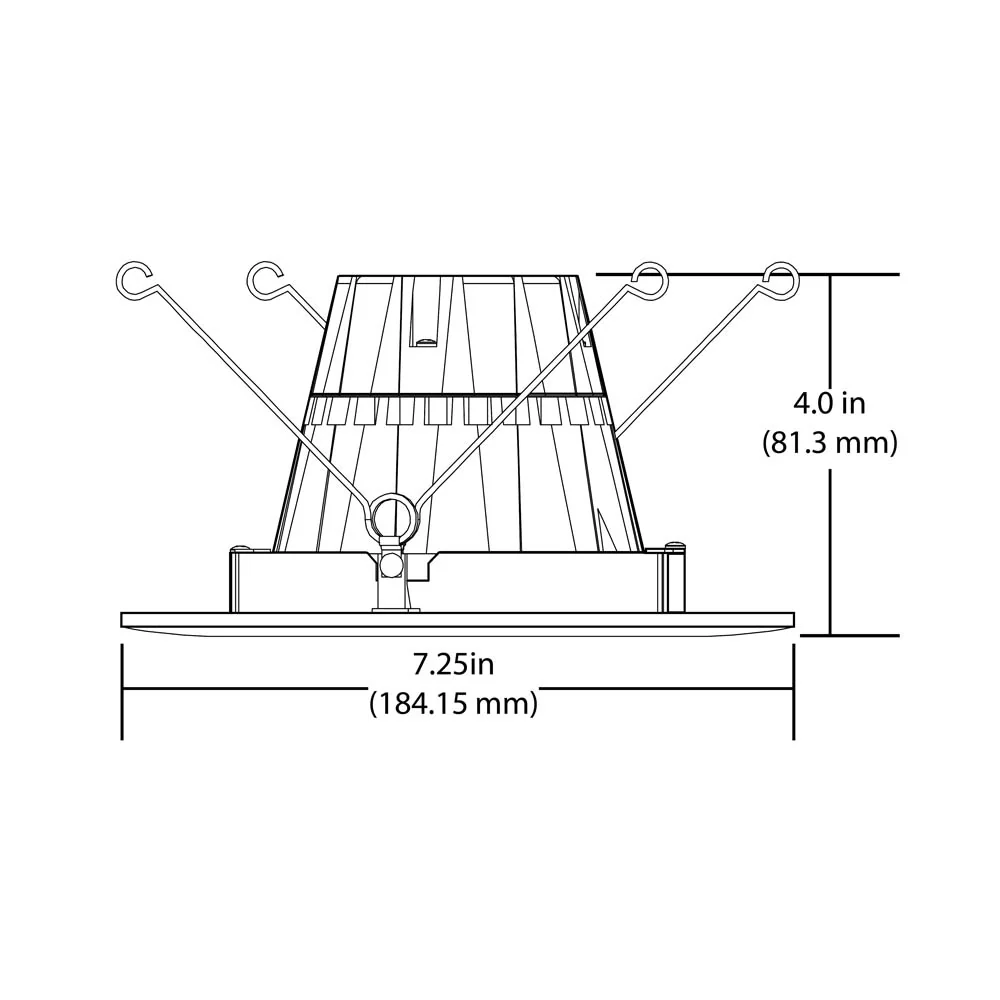 DCG Series 6 in. White Gimbal LED Recessed Downlight, 2700K - Image 9
