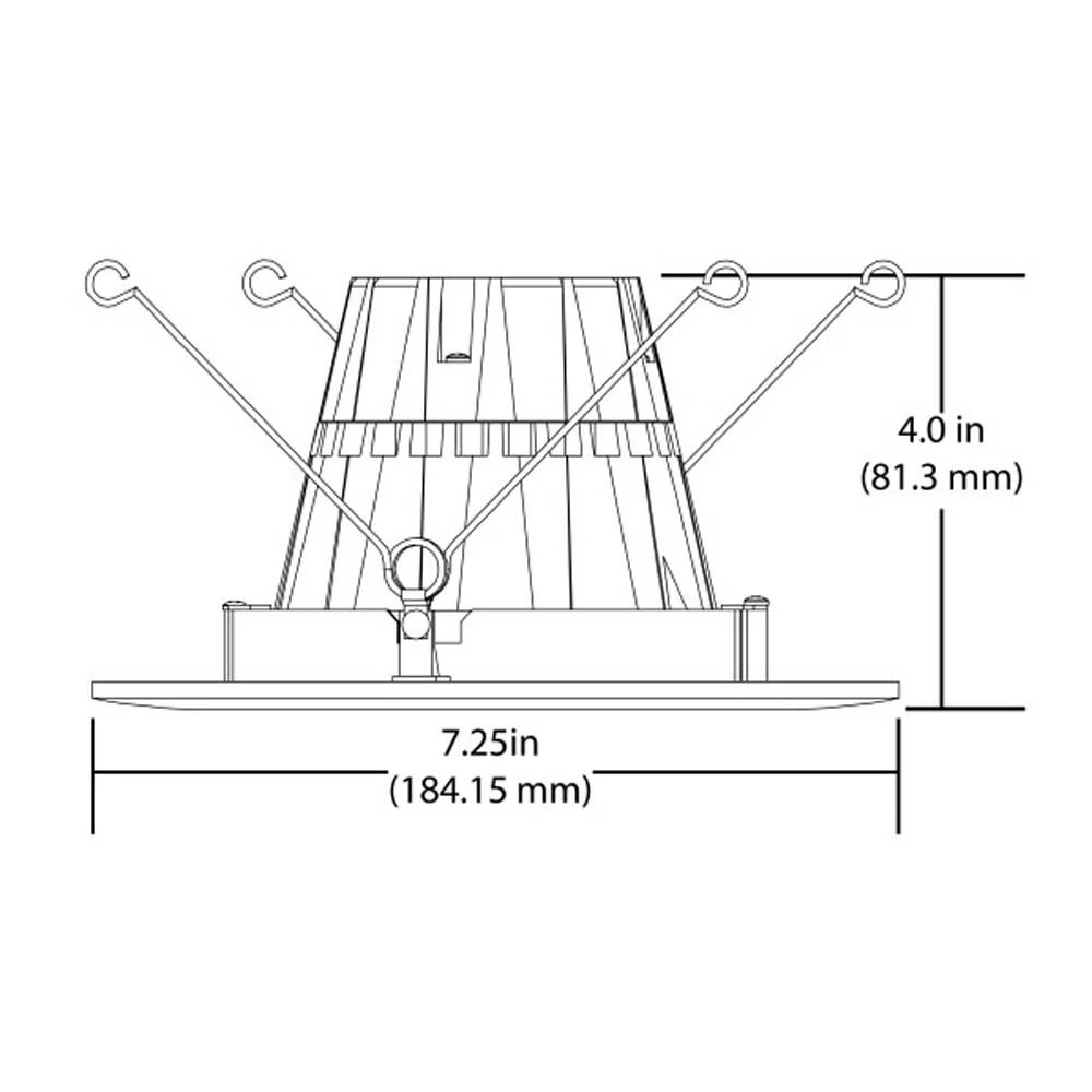 DCG Series 6 in. White Gimbal LED Recessed Downlight, 5000K - Image 2
