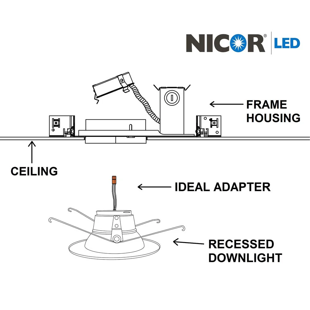DLR56 (v5) 5/6-inch White Recessed LED Downlight System, 3000K - Image 10