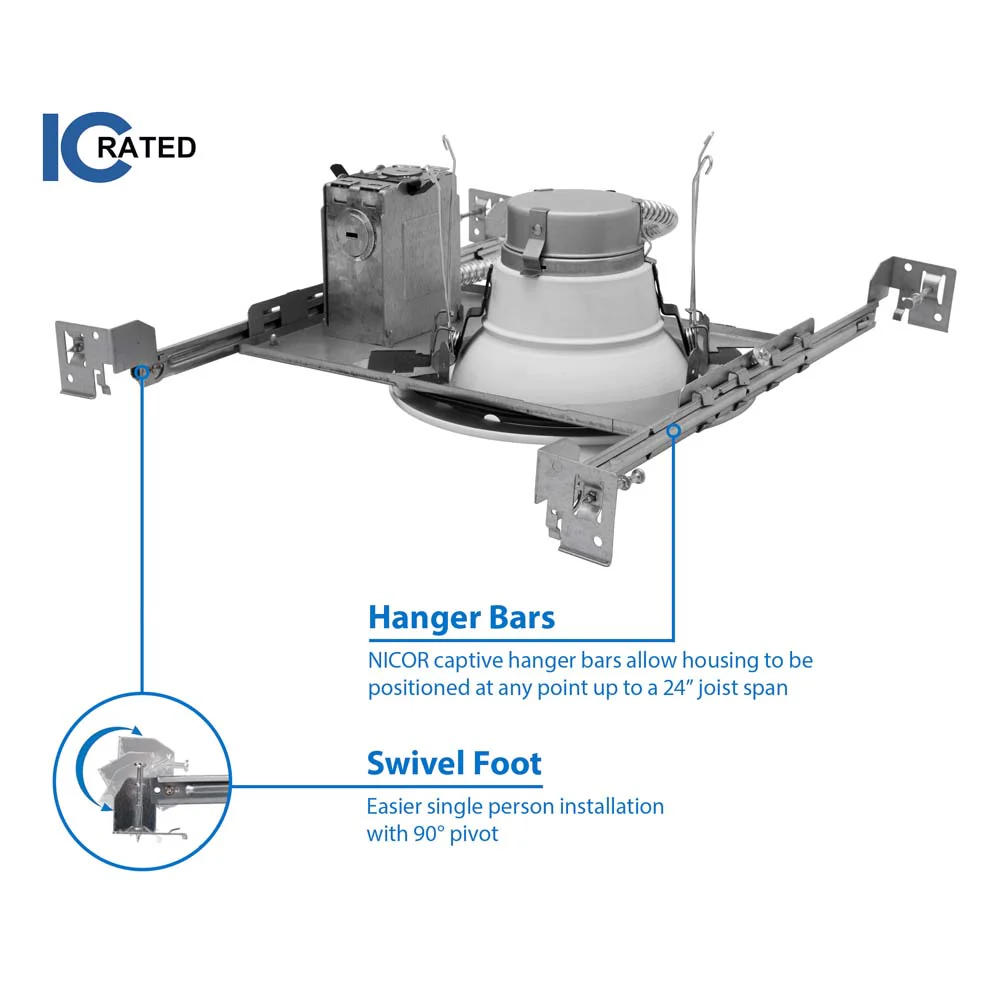 DLR56 (v5) 5/6-inch White Recessed LED Downlight System, 3000K - Image 3
