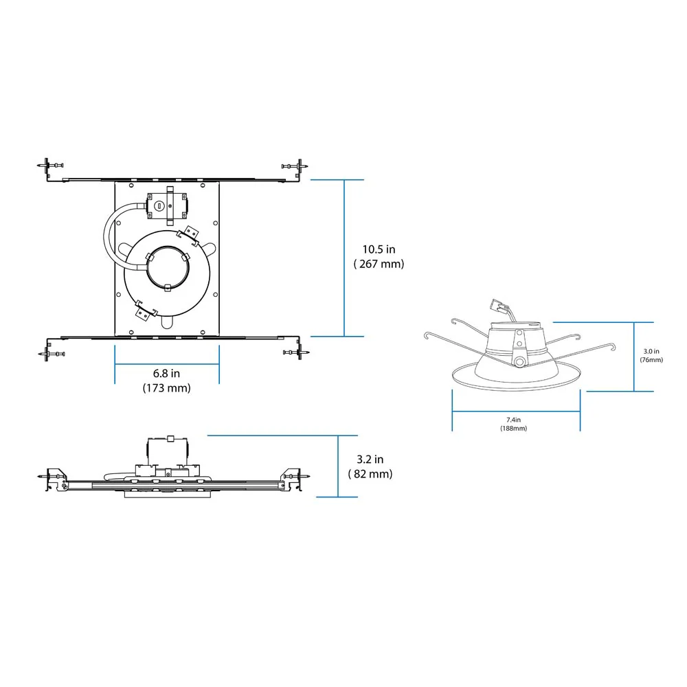 DLR56 (v5) 5/6-inch White Recessed LED Downlight System, 3000K - Image 9