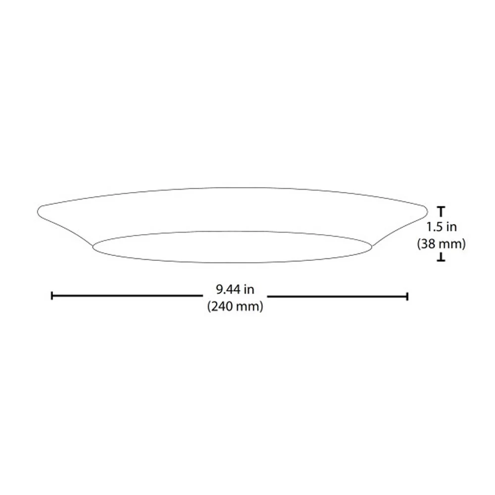 DSK (v2) 8-inch Driverless Surface Mount LED Downlight, 2700K - Image 2