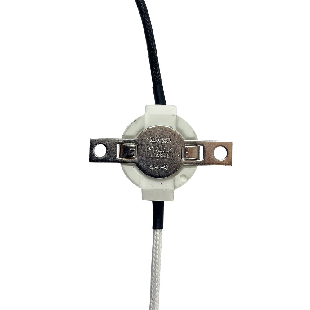 E11 Mini-Candelabra Screw ceramic lamp holder socket with lead wires - Image 4
