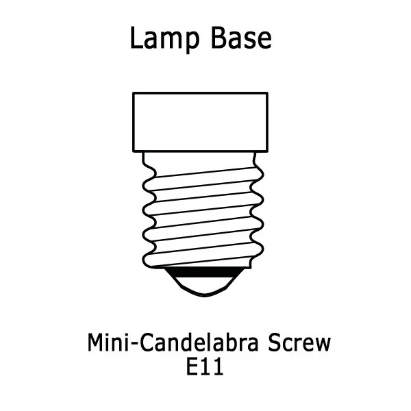 E11 Mini-Candelabra Screw ceramic lamp holder socket with lead wires - Image 8