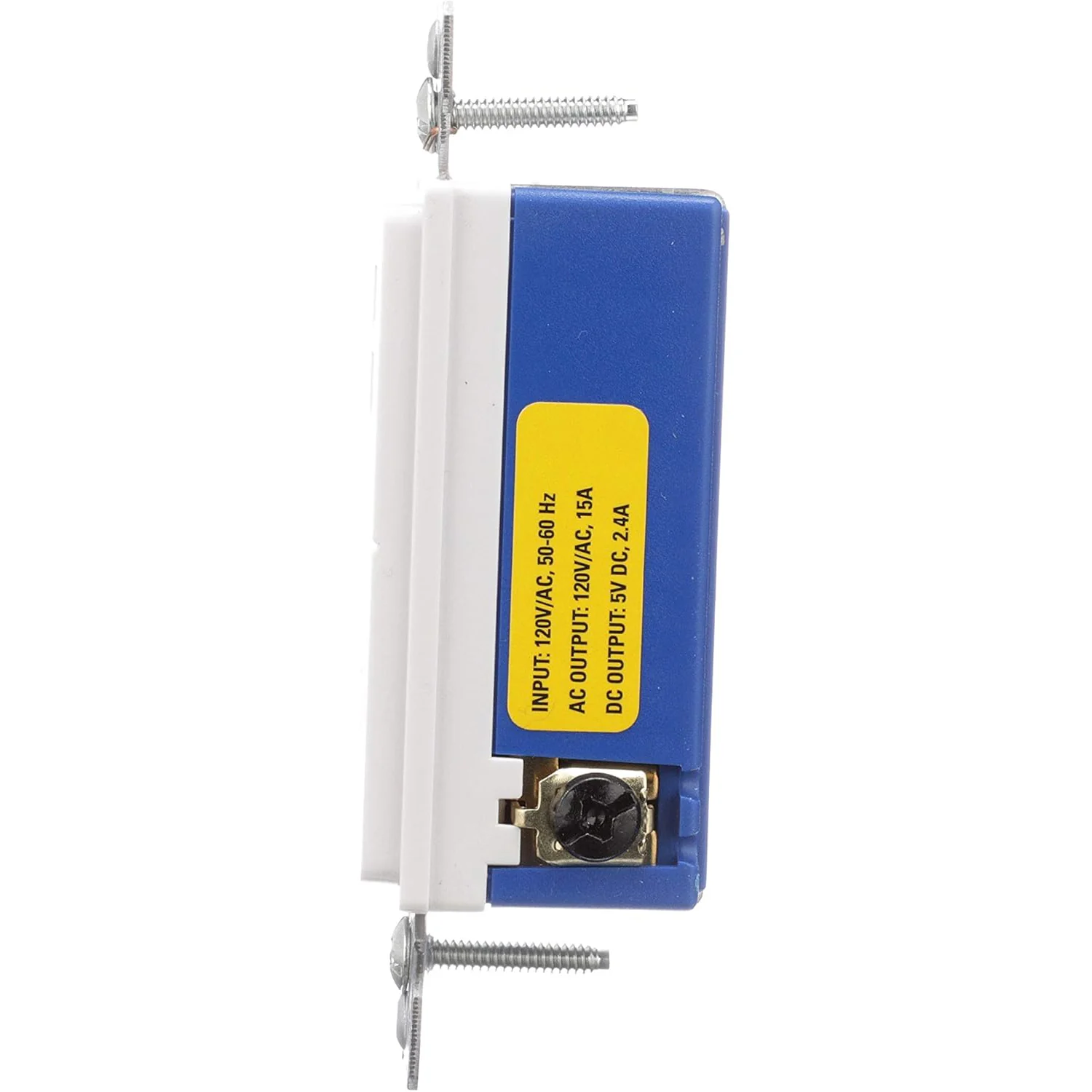 Eaton 2.4Apm USB Charger with 15Amp Electrical Outlet Tamper Resistant White - Image 3