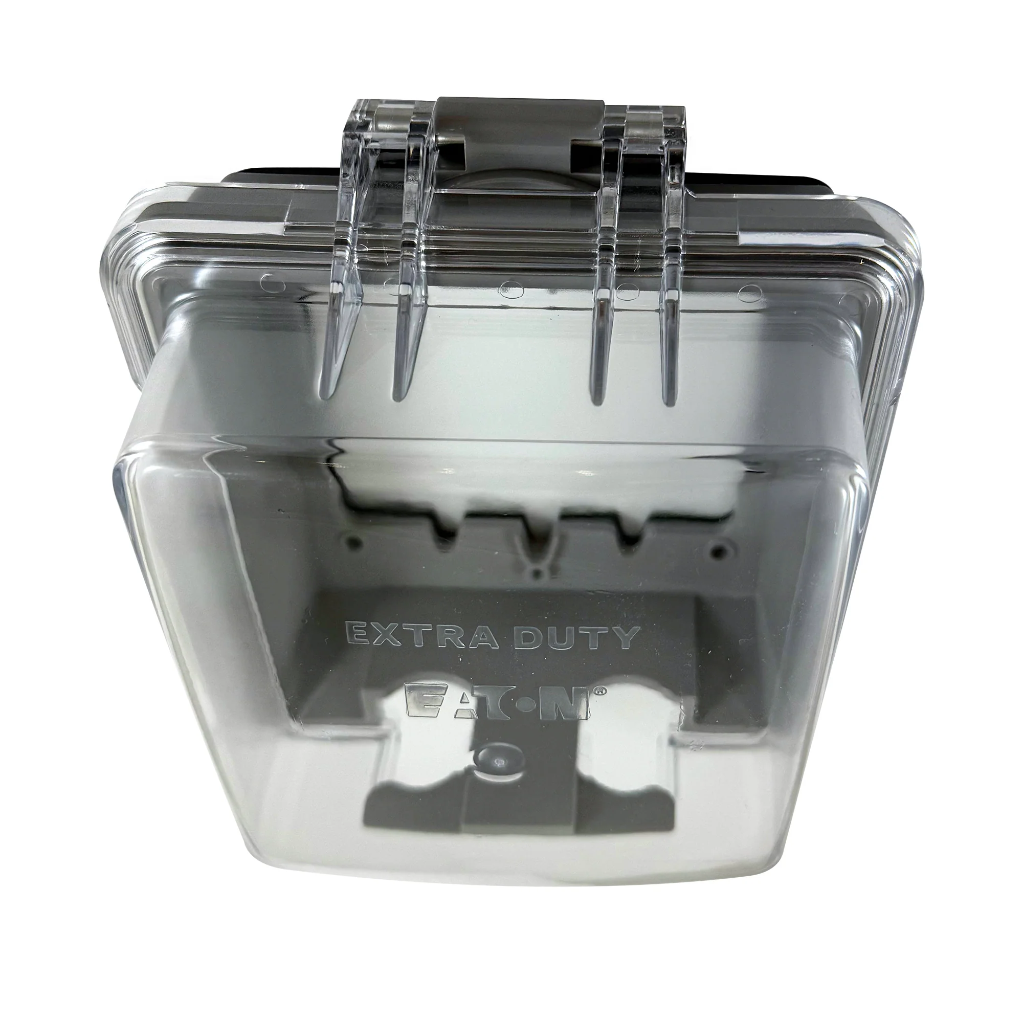 EATON 2-Gang Self-Closing Weatherproof Protective Clear Cover - Image 2