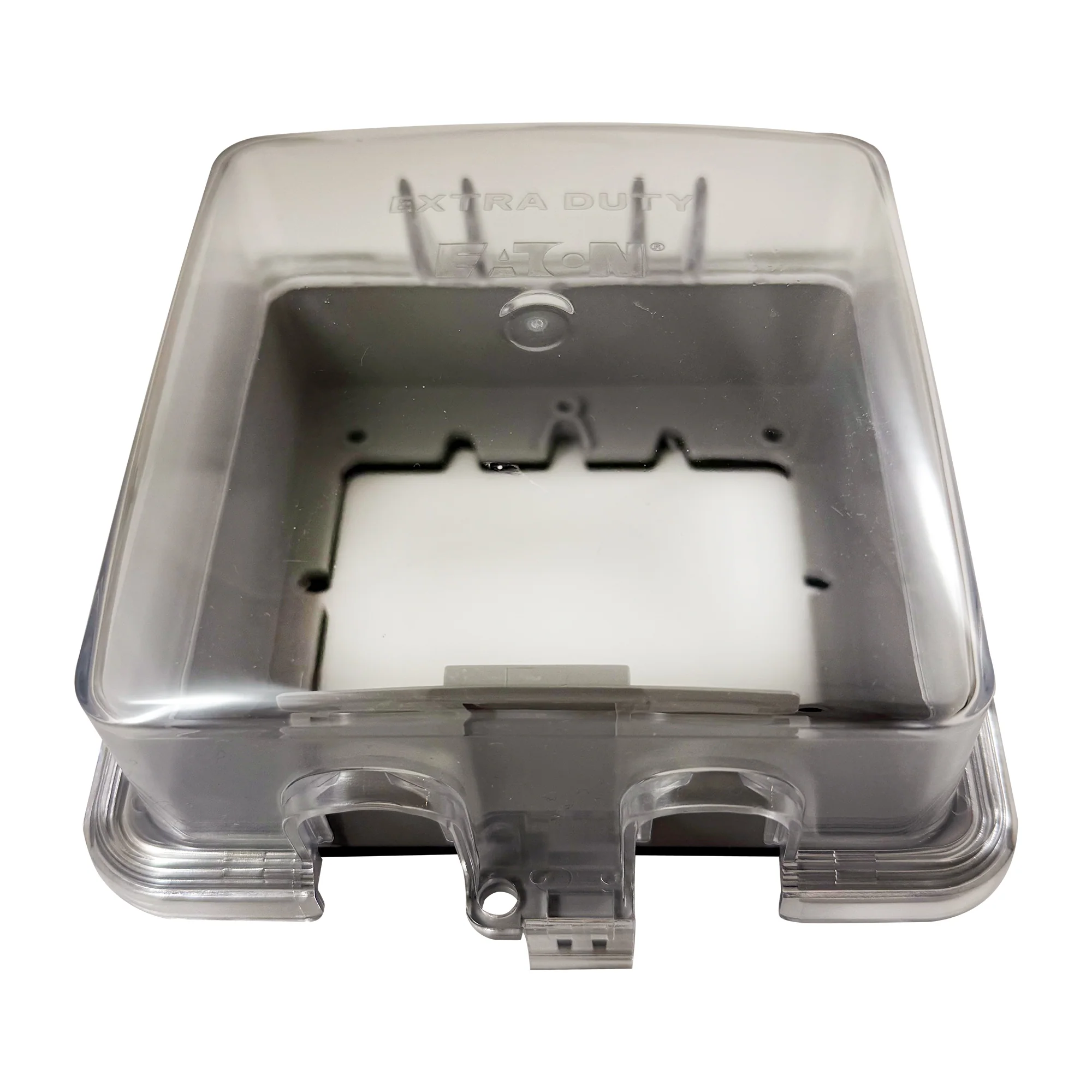 EATON 2-Gang Self-Closing Weatherproof Protective Clear Cover - Image 3