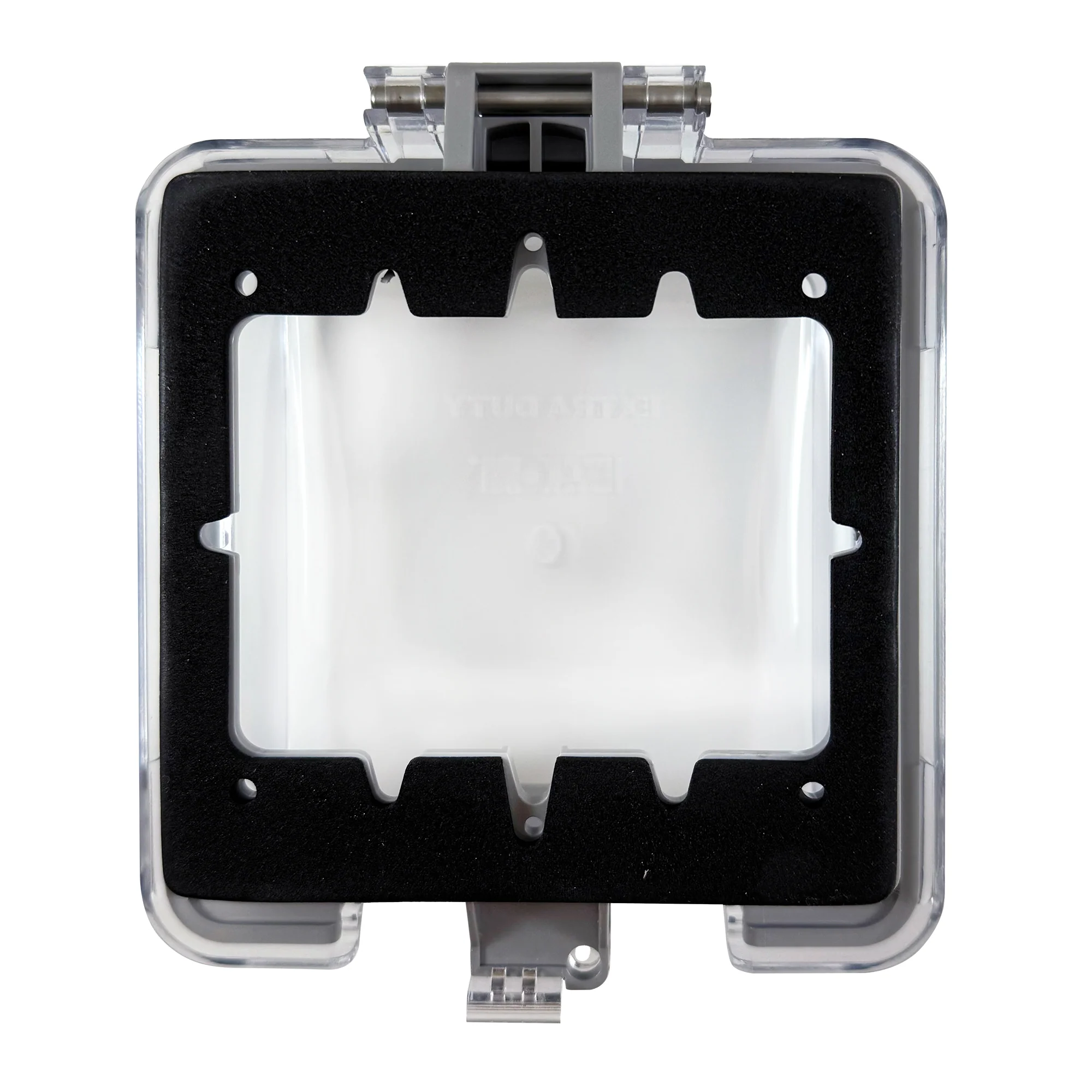EATON 2-Gang Self-Closing Weatherproof Protective Clear Cover - Image 4