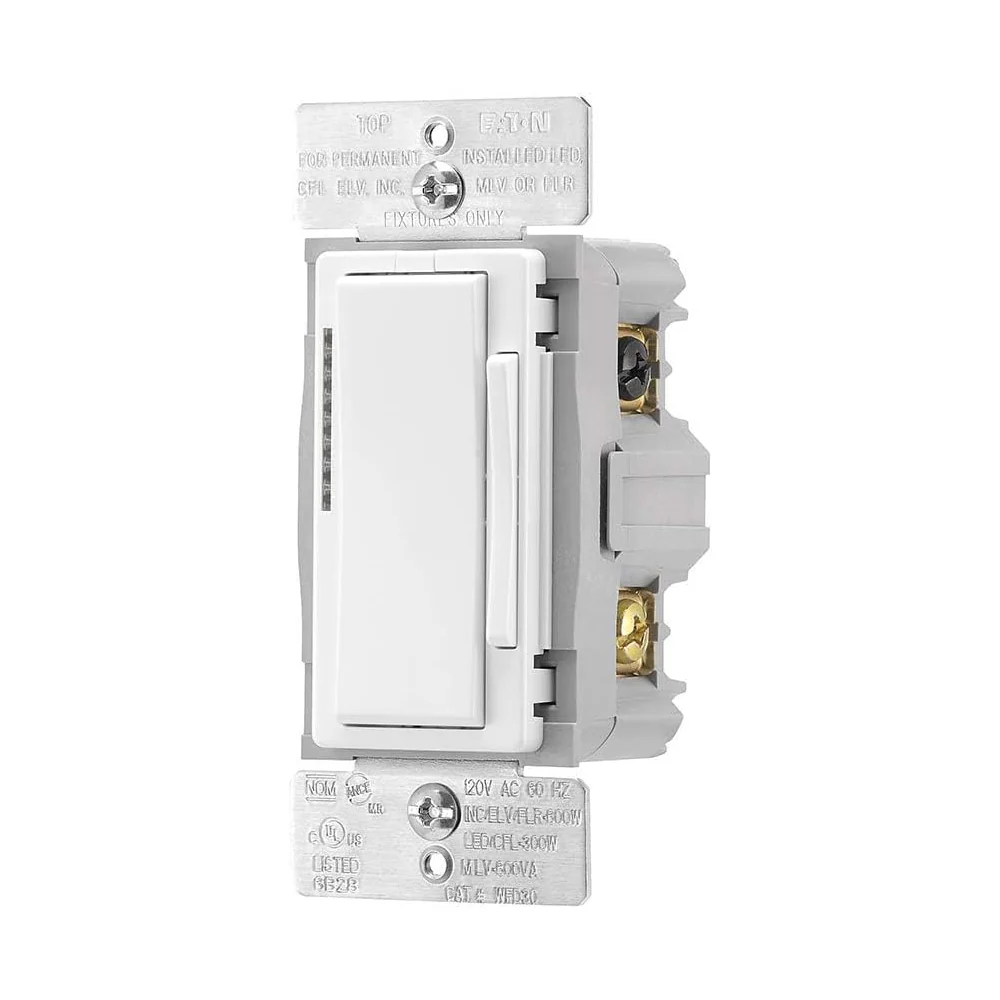 Eaton WiFi Smart Universal Dimmer Switch Compatible with Alexa in White Finish - Image 2