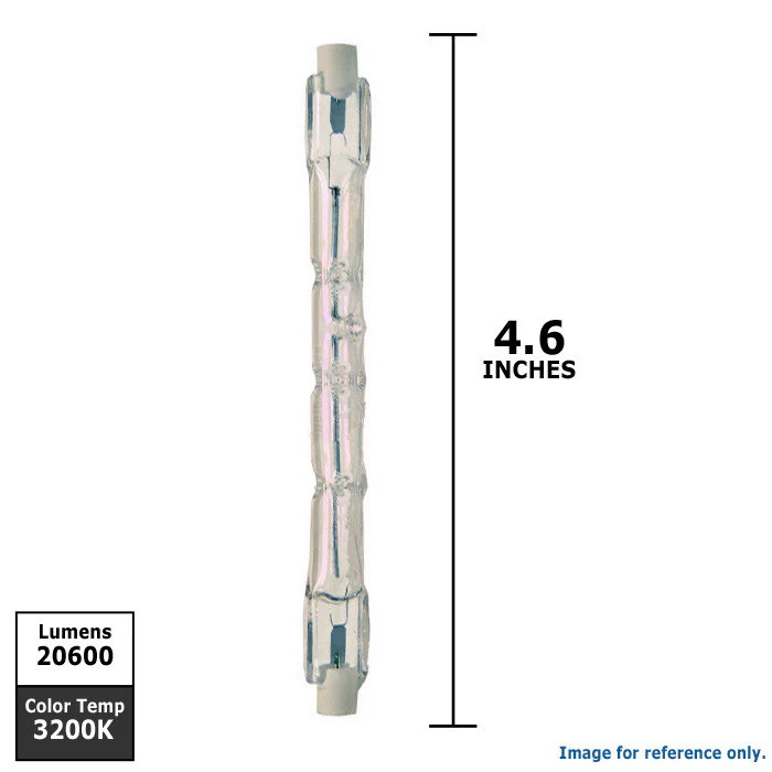 EJG 750w 120v R7s Double Ended Halogen Bulb - 54598 Replacement Lamp - Image 4