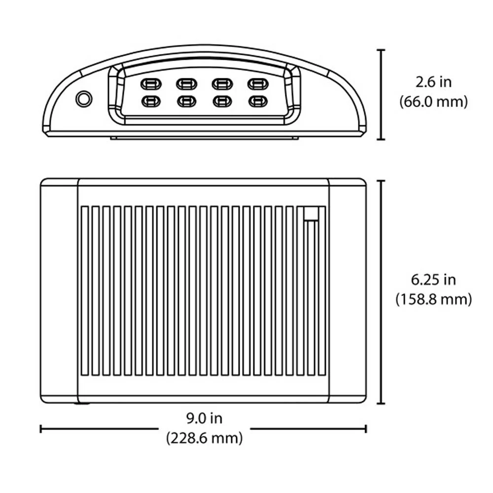 EOF Series Bronze Outdoor LED Full Cutoff Emergency Wall Pack w/ Photocell 5000K - Image 2
