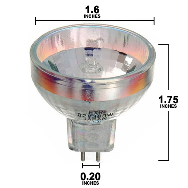 EXY 250w 82v MR13 Halogen Bulb - 54394 Replacement Lamp - Image 2