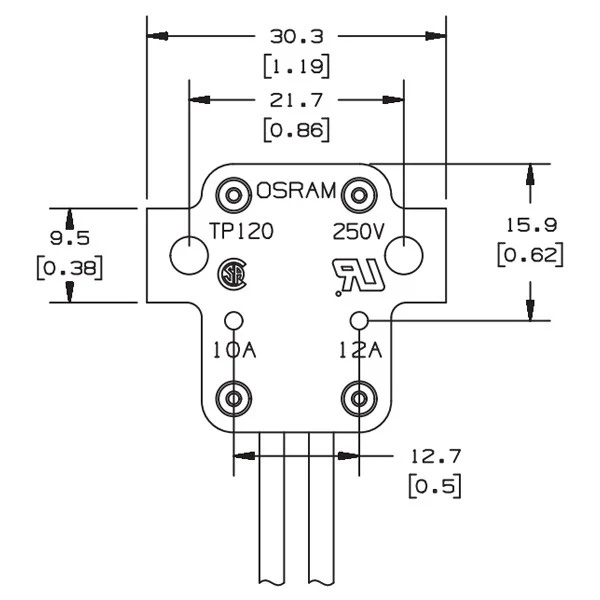 G5.3 GU5.3 GX5.3 GY5.3 lamp holder - 69751 TP-120E Replacement - Image 6