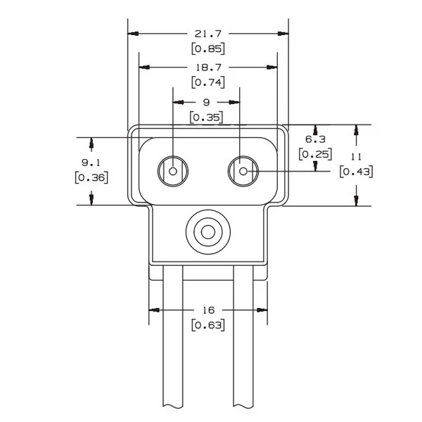 G9.5 2-Pin HPL socket lamp holder - 69818 TP-22H Replacement - Image 6