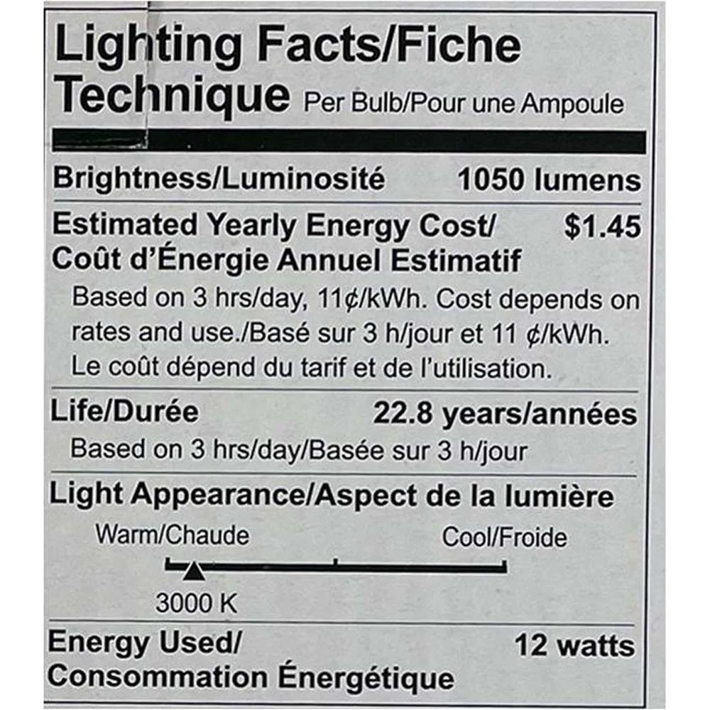 GE 12W PAR38 LED 3000K Flood 40deg 1050Lm Dimmable Bulb - 75w Equiv. - Image 4