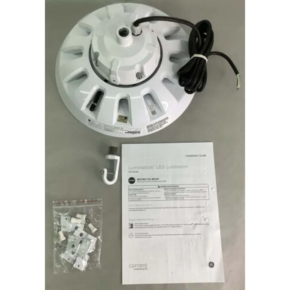 GE 130w 120-277V UFO High Bay LED Pendant 4000K Cool White 18,000LM Lamp - Image 3