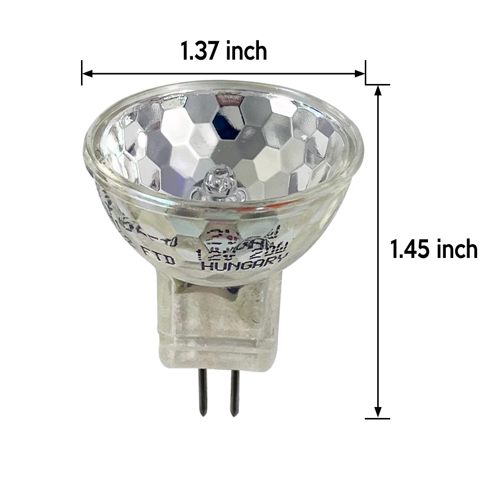 GE FTD - 20W 12V MR11 GU4 2-Pin Flood 3500hr Halogen Light Bulb - Image 2
