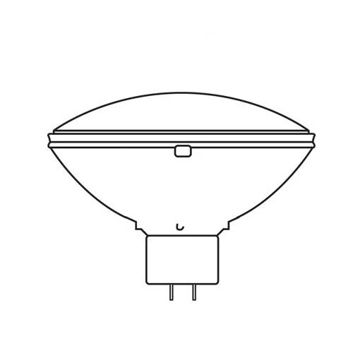 GE 25520 CP88 500W 240V PAR64 Quartzline Medium Flood Stage Studio Bulb - Image 5