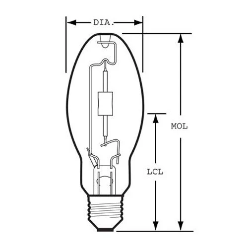 GE 70W C98/M139/M98 BD17 E26 HID Bulb - Image 2