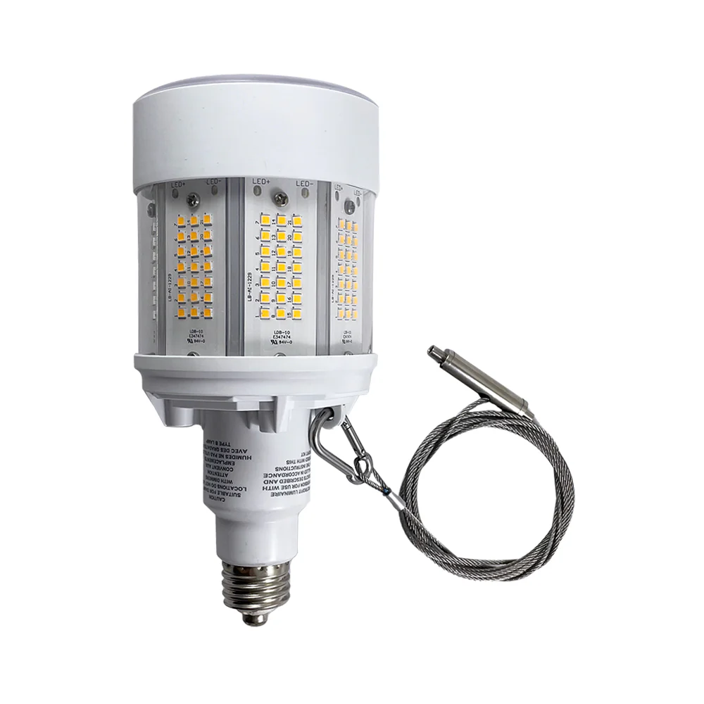 GE 80W LED - 175W HID Replacement, E26 Base 3000K High Bay LED Bulb - Image 2