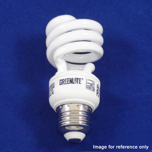 GREENLITE 13W 120V Compact Fluorescent Mini Twist Soft White Light Bulb - Image 4