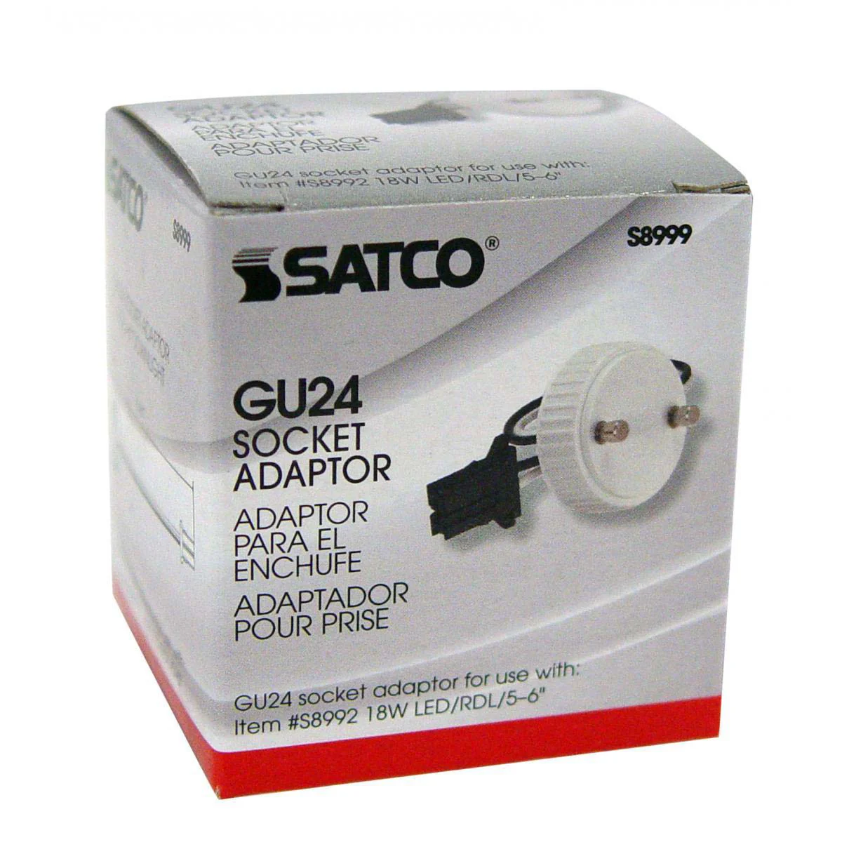 GU24 Socket Adapter For Recessed Down Light - Image 2