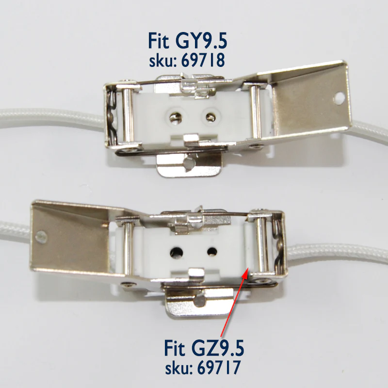 GY9.5 ceramic socket Lamp Holder - 69718 TP-7L Replacement - Image 2