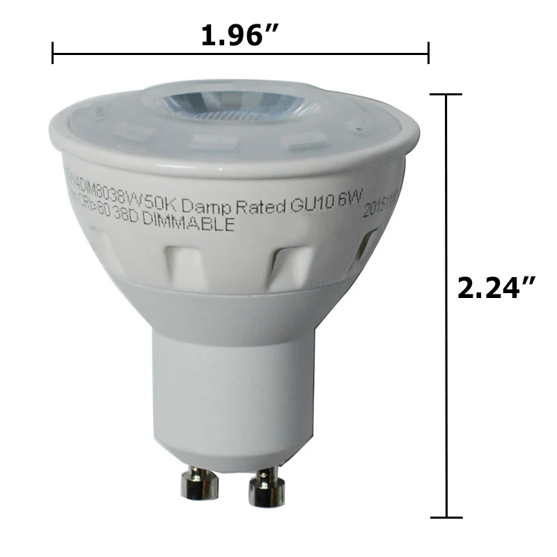 High Quality LED 6W GU10 MR16/PAR16 Daylight 350LM Flood Light Bulb - Image 3