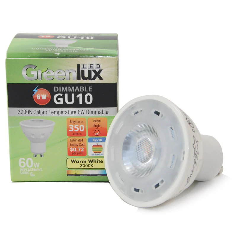 High Quality LED 6W GU10 MR16/PAR16 Warm White 350LM Flood Light Bulb - Image 2