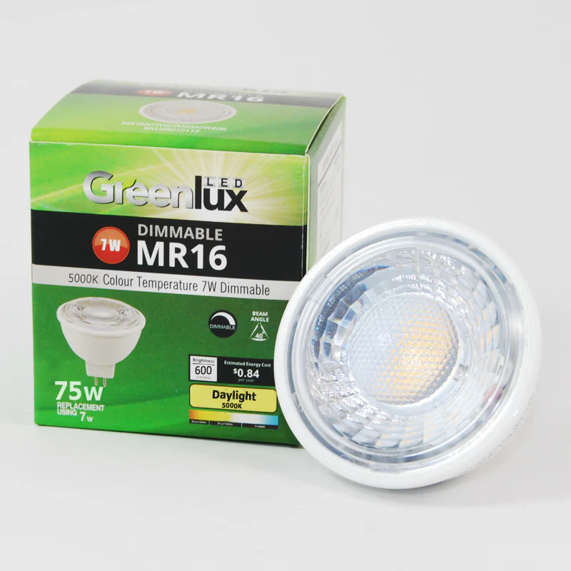7W MR16 LED Daylight Dimmable 600LM Flood Light Bulb - 75w equal - Image 2