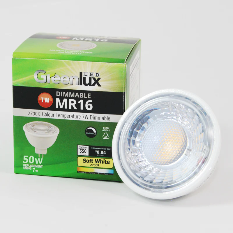 7W MR16 LED Soft White Dimmable 550LM Flood Light Bulb - 50w equal - Image 2