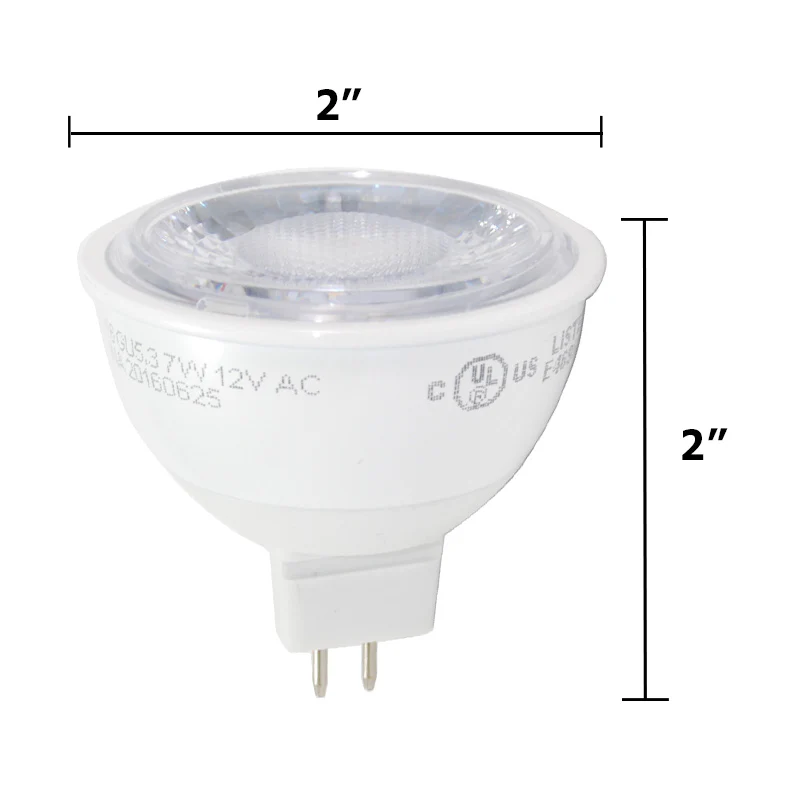 7W MR16 LED Soft White Dimmable 550LM Flood Light Bulb - 50w equal - Image 4