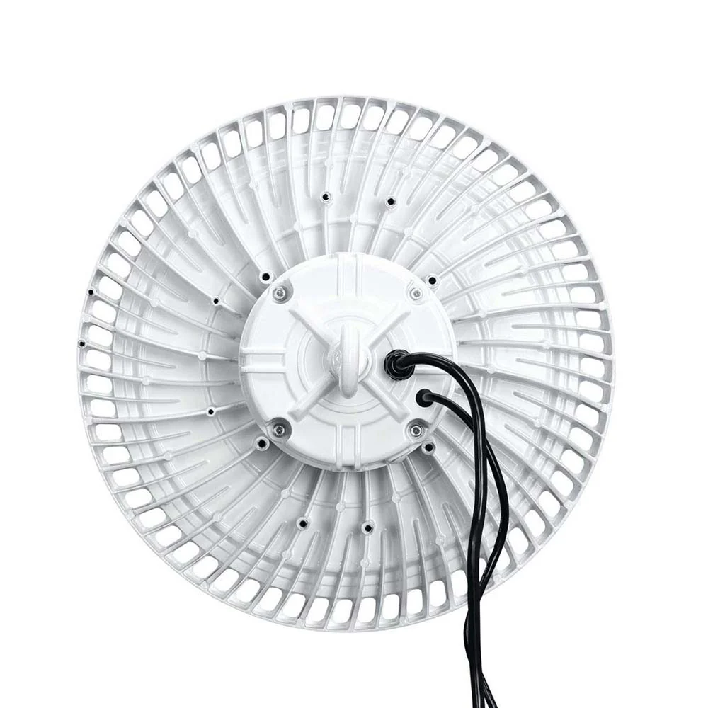 Hubbell 15-in Round LED High Bay 200W 28,000Lm 4000K Dimmable Clear Flat Lens - Image 3