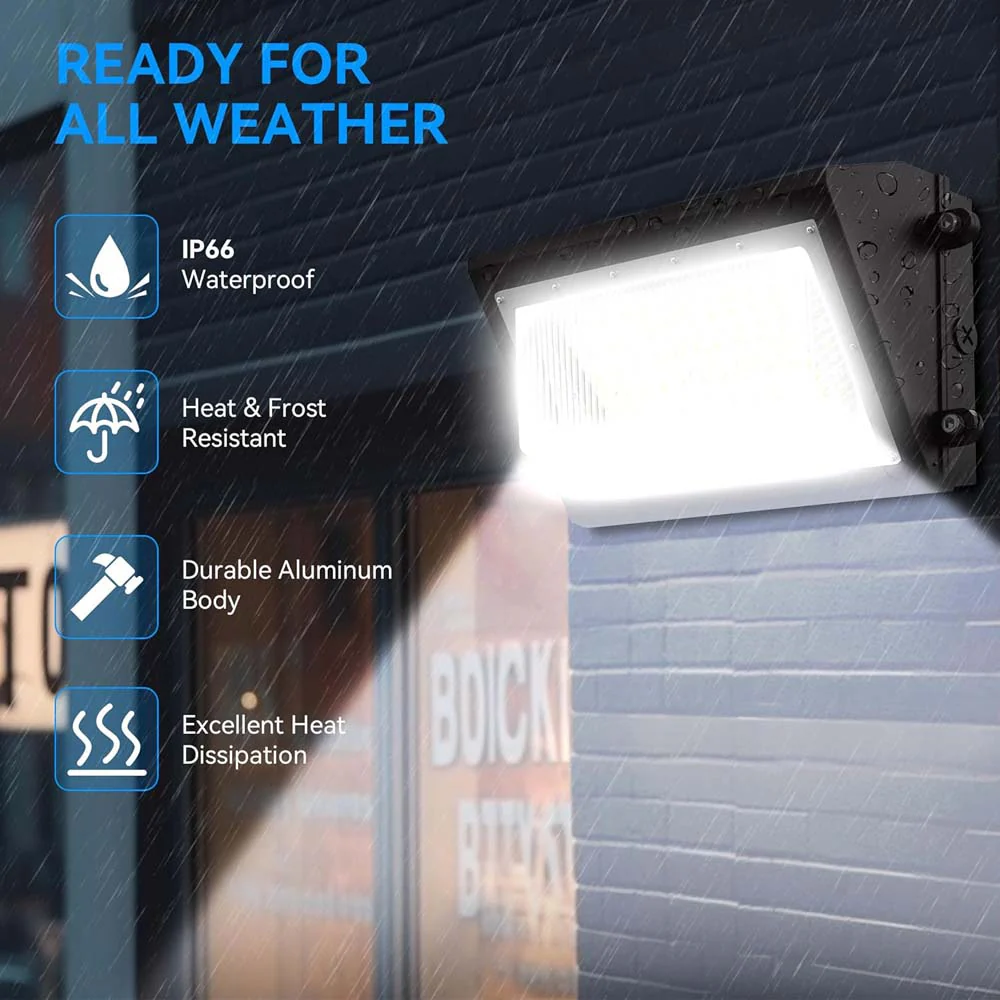 Hubbell WGH LED Wall Pack 76W 5000K 9120Lm - 250W HID Replacement - Image 4