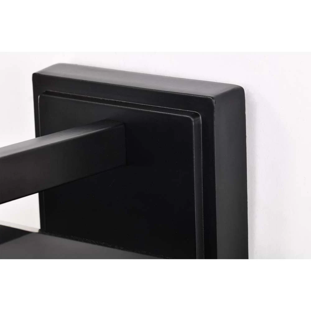 Jamesport Outdoor 11-in Wall Lantern Matte Black w/ Clear Glass 120v - Image 6