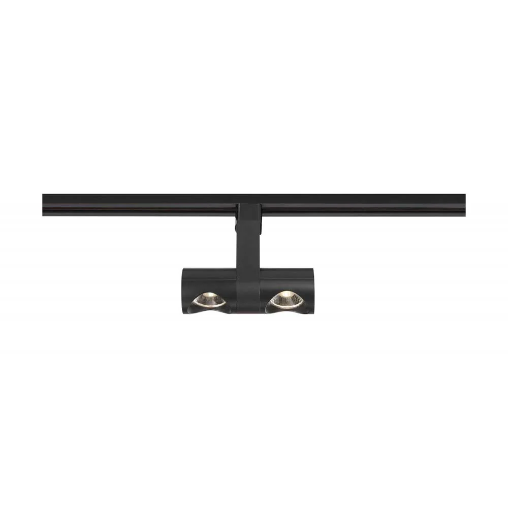 LED 24w Track Head Dual Pipe Black 36 deg. Beam Angle 120v - Image 2