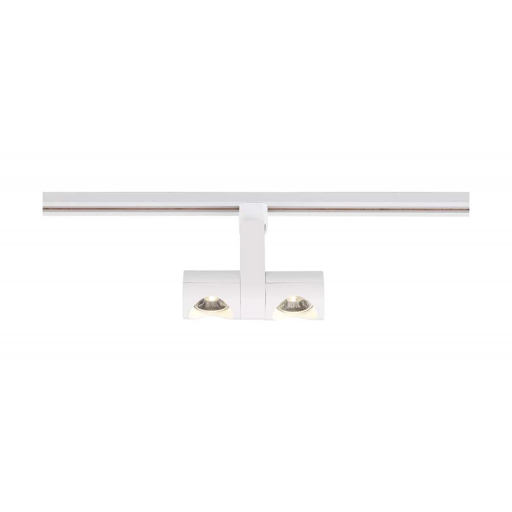 LED 24w Track Head Dual Pipe White 24 deg. Beam Angle 120v - Image 3