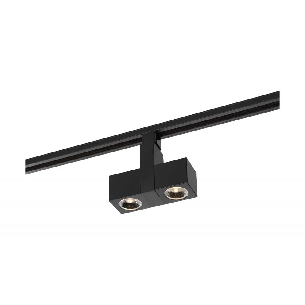 LED 24w Track Head Dual Square Black 24 deg. Beam Angle 120v - Image 3