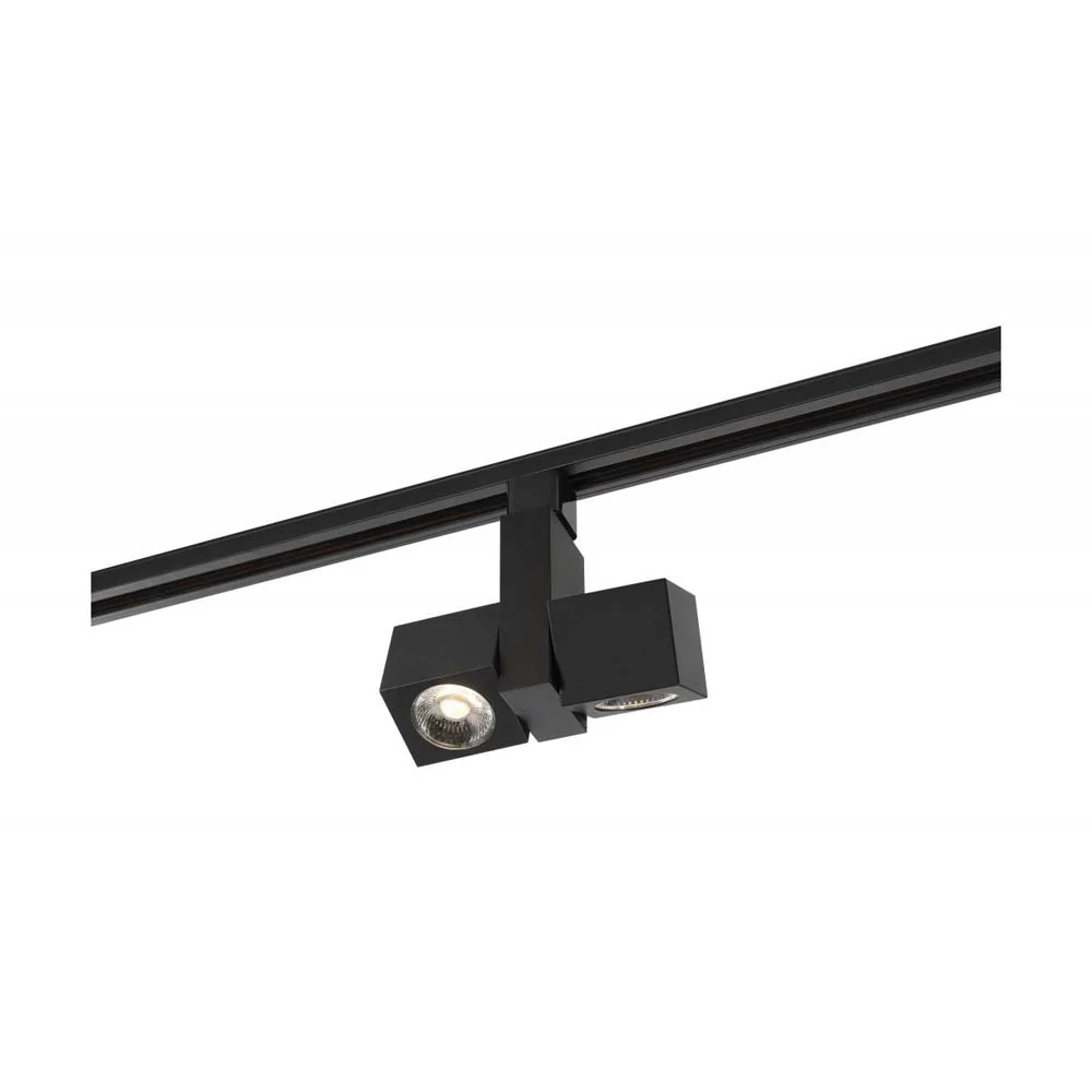 LED 24w Track Head Dual Square Black 24 deg. Beam Angle 120v - Image 5