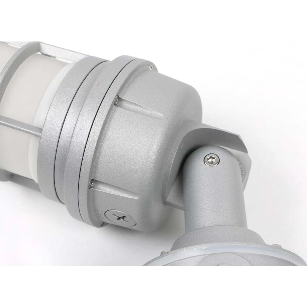 LED Adjustable Vapor Tight Fixture 20W CCT Tunable 3K/4K/5K Grey Finish - Image 4