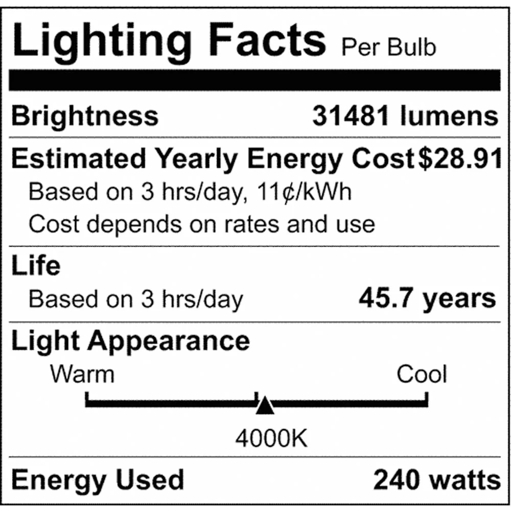 LED Area Light Type III 240W Bronze Finish 4000K 120-277V - Image 7