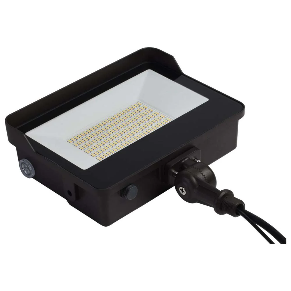 LED Tempered Glass Flood Light w/ CCT Tunable ColorQuick Bronze Finish - Image 3