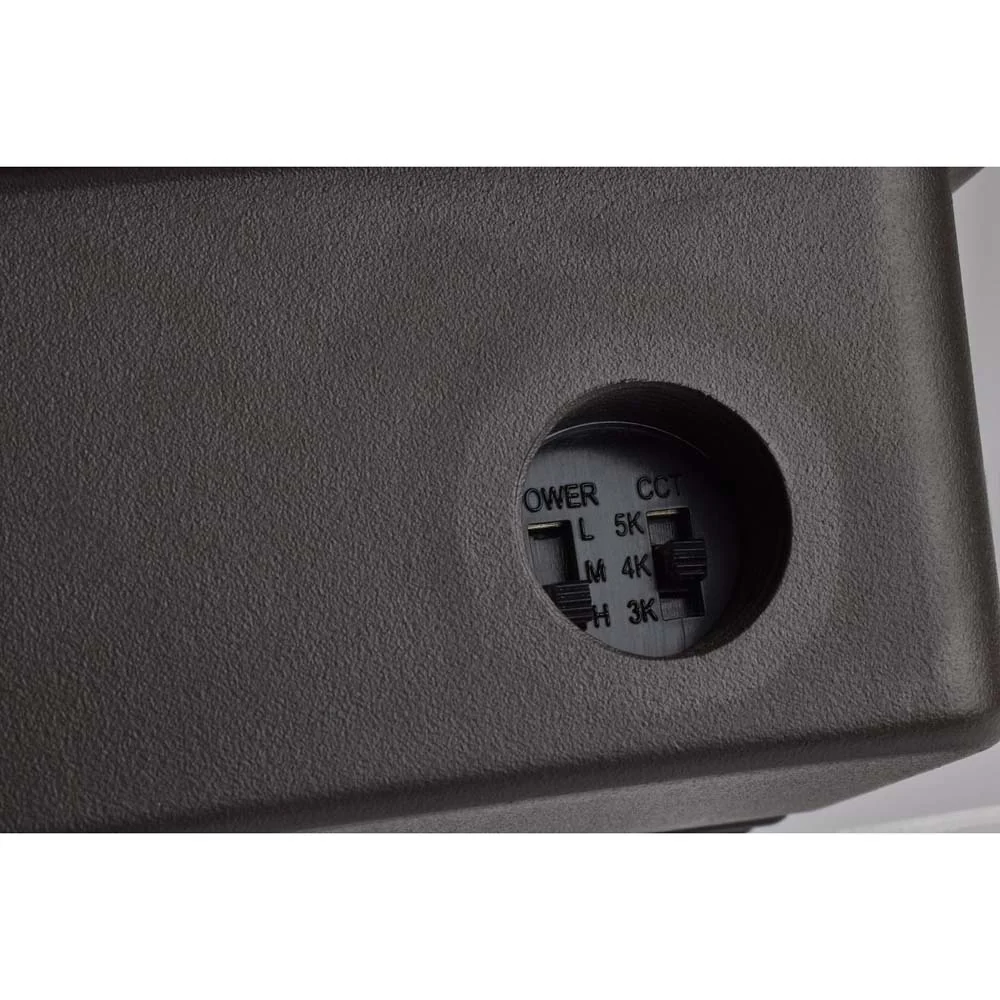 LED Tempered Glass Flood Light w/ CCT Tunable ColorQuick Bronze Finish - Image 7