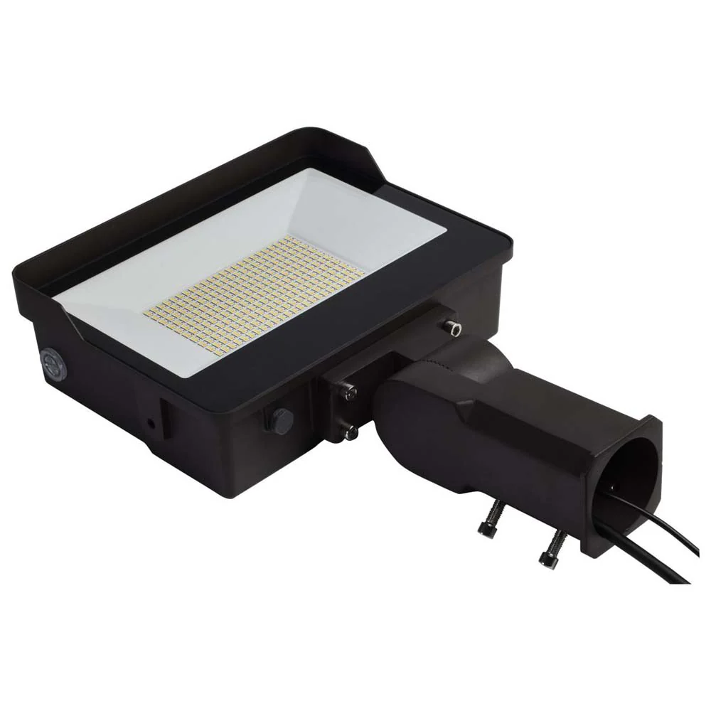 LED Tempered Glass Flood Light w/ CCT Tunable ColorQuick Bronze Finish - Image 3